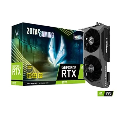 Immagine di ZOTAC ZT A30700E 10PLHR graphics card NVIDIA GeForce RTX 3070 8 GB GDDR6