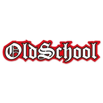 Immagine di &#039;Adesivo &quot;Oldschool, 15 X 3 cm, isecur®, Art. auto _ 033 3, aussenklebend per auto, camion, moto, Moped, Mofa, Roller, veicoli, resistente ai raggi UV e alle intemperie, lavaggi adatto