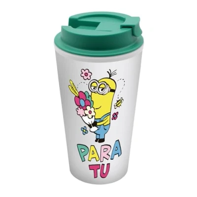 Immagine di Gedalabels GEDA LABELS Coffee to go Tazza Minions Bellospring, 400 ml, PP