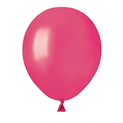 Immagine di Busta 100 palloncini perlati in lattice naturale Premium Quality A50 (Ø 13cm / 5&quot;), rosa fucsia perlato