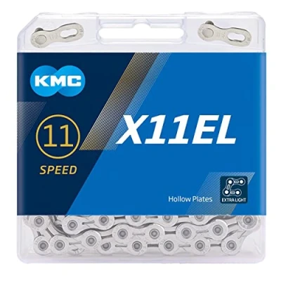 Immagine di KMC X11el Catena Unisex Adulto, Argento, 118 Link