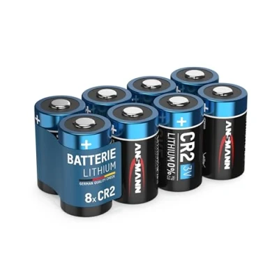 Immagine di Ansmann 1510 0023 Batteria al litio, di colore nero (etichetta in lingua italiana non garantita) CR2 8 pezzi