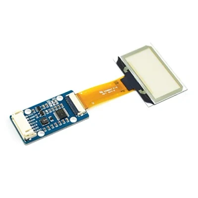 Immagine di Waveshare 1.51inch Transparent OLED Display Module I2C SPI Embedded Driver SSD1309 Chip 128x64 Pixels Light Blue Color for Raspberry Pi/Arduino/STM32, Full Viewing Angle