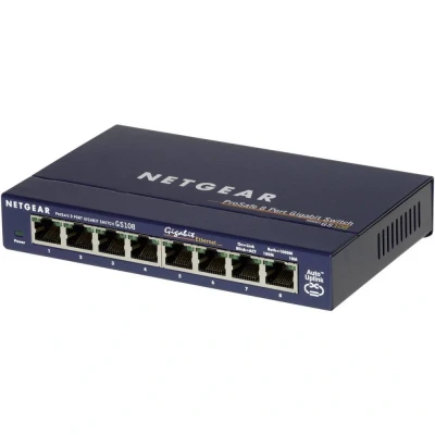 Immagine di NETGEAR Switch Pro Safe 8 port 10/100/1000 GS108GE