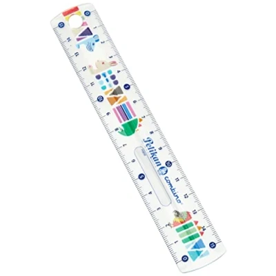 Immagine di Pelikan 811224 Righello Combino, 15 cm, infrangibile, 1 pezzo