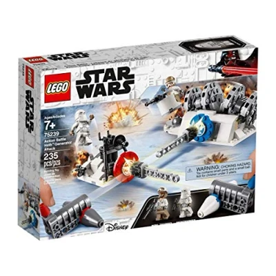 Immagine di LEGO Star Wars Action Battle Attacco al Generatore di Hoth con Due Minifigures Snowtrooper e Un Trooper Ribelle, Set Costruzioni Ricco Dettagli per Bambini +7 Anni Collezionisti, 75239