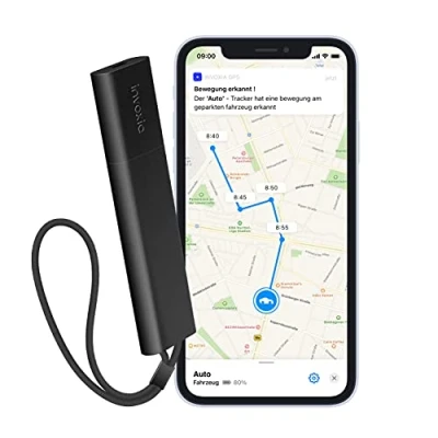 Immagine di Invoxia Cellular GPS Tracker per tutte le auto, moto, biciclette e anziani, bambini, oggetti di valore fino a 4 mesi durata della batteria inclusa scheda SIM &amp; ABO 1 anno 4G LTE M