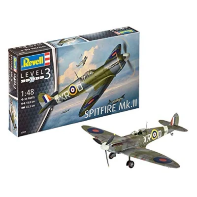 Immagine di Revell 03959 Spitfire Mk.II Modellino in plastica non verniciata, scala 1:48