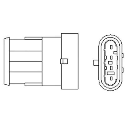 Immagine di MAGNETI MARELLI 466016355049 Sonda lambda riscaldato 4 ALFA ROMEO: 147, 156 Sedan, GTV, FIAT: Ducato III Van, Stilo Multi Wagon