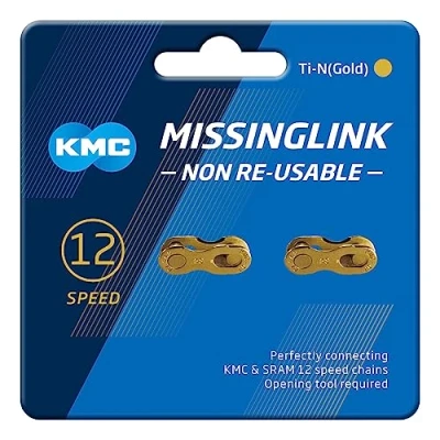 Immagine di KMC 12nr Gold, Missing Links Unisex Adulto, 12V EU