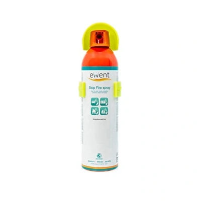 Immagine di Ewent EW5621 Spray Spegnifuoco 500gr (350ml) Mini estintore Spegne ogni principio d&#039;incendio portatile per camper barca casa server