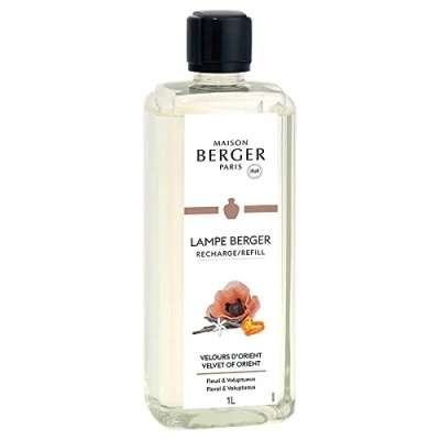Immagine di MAISON BERGER Ricarica Lampada Pastore Velluto d&#039;Oriente Pronta all&#039;Uso Profuma e purificazione Diffusione Sottile, omogenea Lunga Durata 1 l