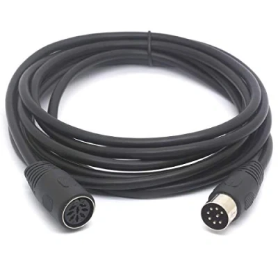 Immagine di Tomost 8 pin DIN cavo di prolunga MIDI maschio a femmina per Bang &amp; Olufsen B&amp;O Powerlink Ect 3 m meter