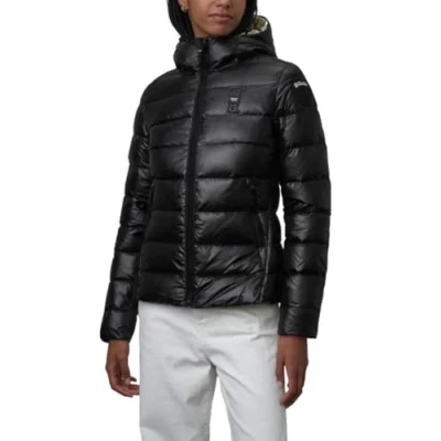 Immagine di Blauer Giubbini Corti Imbottito Piuma Giacchetto, 999EL Nero INT. Pellicano, XL Donna