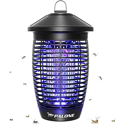 Immagine di PALONE Lampada anti zanzara 4500 V 20 W UV Killer di insetti elettrici insetti, repellente efficace portata 100 m² per interni ed esterni