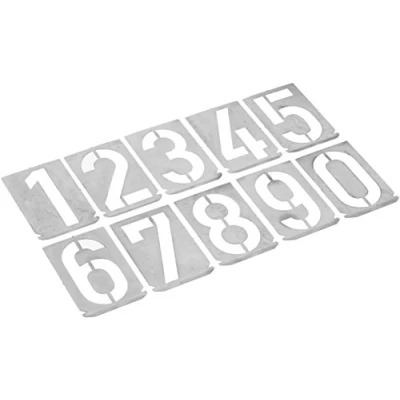 Immagine di Gravurem 936850 blonen numero Set in altezza caratteri, 100 mm, 7001000Z