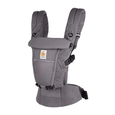 Immagine di Ergobaby marsupio Adapt per neonati, 3 posizioni mesh SoftFlex anteriore ergonomico posteriore Graphite Grey