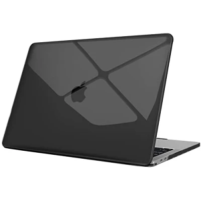 Immagine di FINTIE Custodia Compatibile con MacBook Pro 13 Pollici M2/M1 (2022 2016) A2338/A2289/A2251/A2159/A1989/A1706/A1708, Cover Rigid Protettivo Guscio Rigido Case, Cristallo Nero