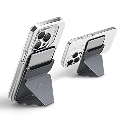 Immagine di MOFT il primo Supporto e portafoglio magnetico a scatto per iPhone 12/13 compatibili con MagSafe®, angoli di visione multipli, MagSafe