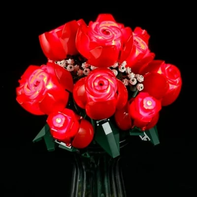 Immagine di YEABRICKS Luce a LED per lego 10328 Icons Bouquet di Rose Modello Building Blocks (set non incluso)