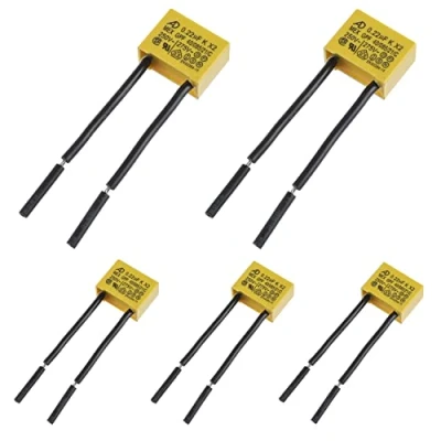 Immagine di BOJACK 0.22uF 275V X2 Condensatori di Sicurezza Soppressione LED per Indicatori Direzione, Lampade Lampeggianti e Non Emittenti (Confezione da 5 Pezzi)