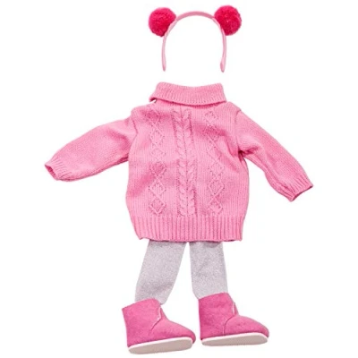 Immagine di Götz 3402681 Treccia combinata in maglia Taglia abbigliamento bambola. XL Set di e accessori da 5 pezzi per bambole piedi 45 50 cm