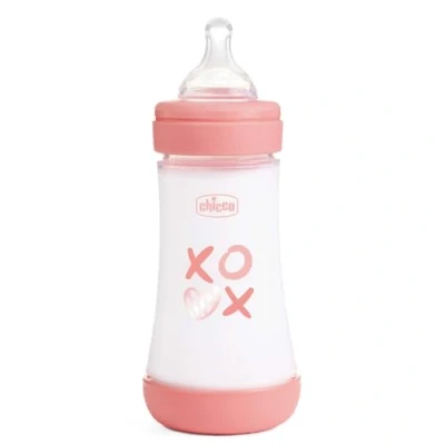 Immagine di Chicco Perfect 5 Flacone Anti Colic da 240 ml, flusso medio, per neonati 2 m +, tettarella in silicone, biberon ml con sistema Intui Flow