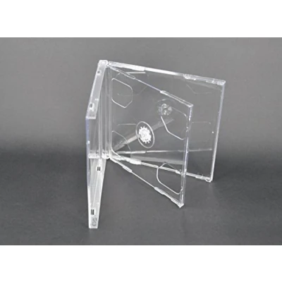 Immagine di Vision Media custodia per CD doppia trasparente dorso 10.4mm x10