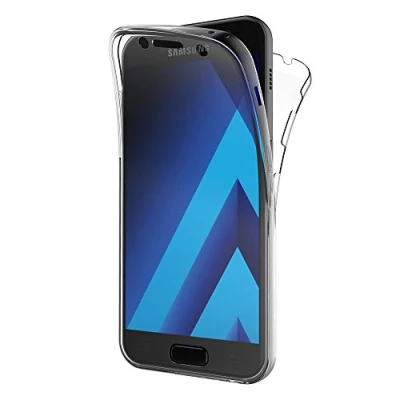 Immagine di AICEK Cover Compatible Samsung Galaxy A5 2017, 360Full Body 2017 Silicone Case Molle di TPU Trasparente Sottile Custodia per (SM A520F 5.2 Pollici)
