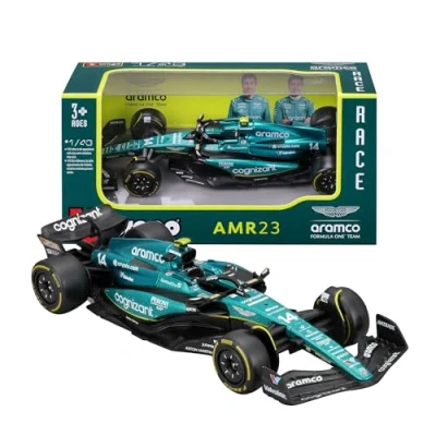 Immagine di Formula 1 Aston Martin F1 Team AMR23 F. ALONSO 14 stagione 2023 Scala 1:43 12cm Bburago 38090