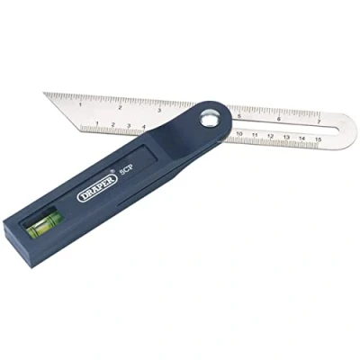 Immagine di Draper 36330 Falsa squadra regolabile con livella a bolla d&#039;aria, 200 mm