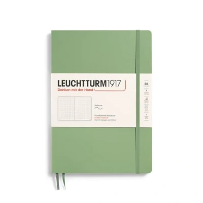 Immagine di LEUCHTTURM1917 363928 Taccuini Composition (B5), Copertina morbida, 123 pagine numerate, Sage, Puntini