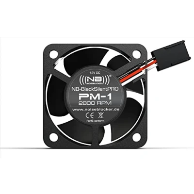 Immagine di NoiseBlocker PM 1 Ventola per PC case Nero (L x A P) 40 20 mm