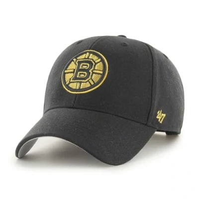 Immagine di 47 Boston Bruins NHL Metallic Most Value P. Nero Berretto Snapback Regolabile