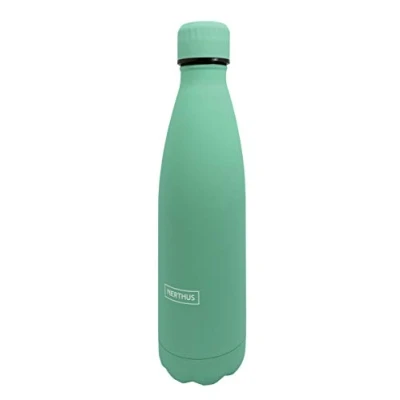 Immagine di Nerthus FIH 615 590 Thermos a Doppia Parete per Freddo e Caldo. Design Turchese 750 ml. Senza BPA. Tappo ermetico, Acciaio Inossidabile