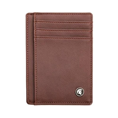 Immagine di POWR Porta Carte Credito Uomo Portatessere Tascabile RFID Documenti Piccolo Sottile Compatto