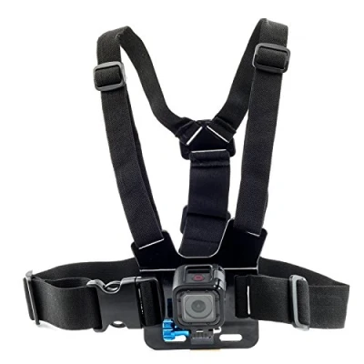 Immagine di Digicharge Imbracatura del Petto Per GoPro Hero12 Hero11 Hero10 Max/DJI OSMO Action 3 / Insta360 One/Fusion Session Mini Hero 12 11 10 9 8 7 6 5 Akaso Camera Cam Cinturino regolabile