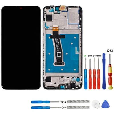 Immagine di SWARK Display LCD compatibile con Huawei P Smart 2019 POT LX3 LX1 AL00 (non 2017 e non Plus), telaio touch screen + strumenti (nero)