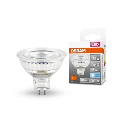 Immagine di OSRAM 4058075433786 LED (monocolore) ERP G (A G) GU5.3 Riflettore 8 W = 50 Bianco freddo (Ø x L) 51 mm 46 1 pz.