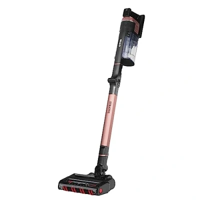 Immagine di Shark Stratos Aspirapolvere Senza Fili, Autonomia 60 Minuti, Tecnologia Antigroviglio CleanSense IQ, Sacco, per Tutti i tipi di Pavimenti e Tappeti, Anti Allergeni, Oro Rosa/Carbone, IZ400EU