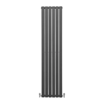 Immagine di Radiatori Termosifoni in Acciaio Calorifero a Doppio Strato Pannelli Piatti Riscaldamento Centralizzato Colonna Termosifone Orizzontale Radiatore Parete Grigio Antracite 180 x 42 cm
