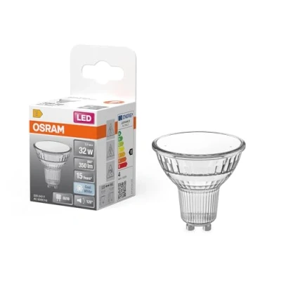 Immagine di OSRAM 4099854458682 Lampada riflettore a LED ERP E (A G) GU10 3.1 W Bianco freddo (Ø x A) 50.00 mm 1 pz.