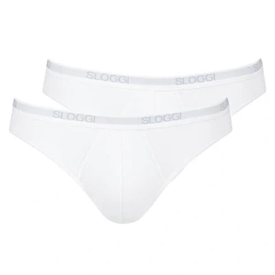Immagine di sloggi men Basic Mini 2p, Slip Uomo, Bianco (White), 8
