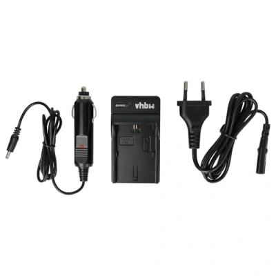Immagine di vhbw caricabatterie compatibile con Canon EOS 6D Mark II, 70D, 7D, 7D 90D, R, R5, R6 batterie di videocamera, reflex Stazione ricarica