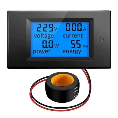 Immagine di Fasizi AC 80 260V 100A Digitale Corrente Tensione Amperaggio LCD Misuratore di Potenza DC Volt Amp Test Gauge Monitor Power Energy Tester Amperometro Voltmetro