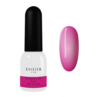 Immagine di DidierLab Natural Look Smalto Semipermanente Unghie No.14 Gel UV LED Lunga Durata e Facile da Usare Effetto Colori Smalti per 10ml