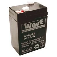Immagine di BATTERIA AL PIOMBO RICARICABILE SIGILLATA 6 VOLT 4,5Ah MARCA WAVE