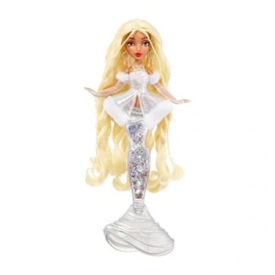 Immagine di Mermaze Mermaidz Winter Waves GWEN Include bambola alla moda sirena, pinna che cambia colore, coda glitterata e accessori Età: 4+ anni
