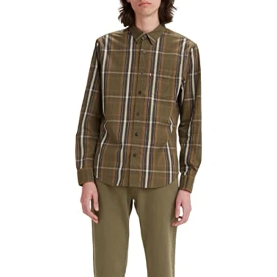 Immagine di Levi&#039;s Sunset Pocket Standard Bayan Camicia, Uomo, Taglia: Small, Greens