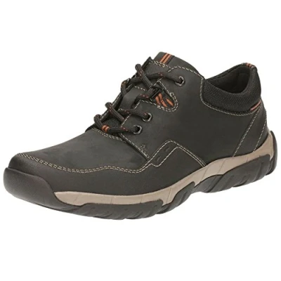 Immagine di Clarks Walbeck Edge, Scarpe Stringate Uomo, Nero (Black Weather Proof Lea), 42 EU